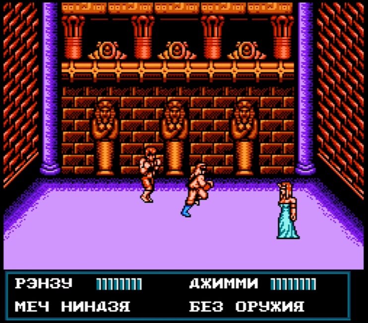 Double Dragon 3 The Sacred Stones - геймплей игры Dendy\NES